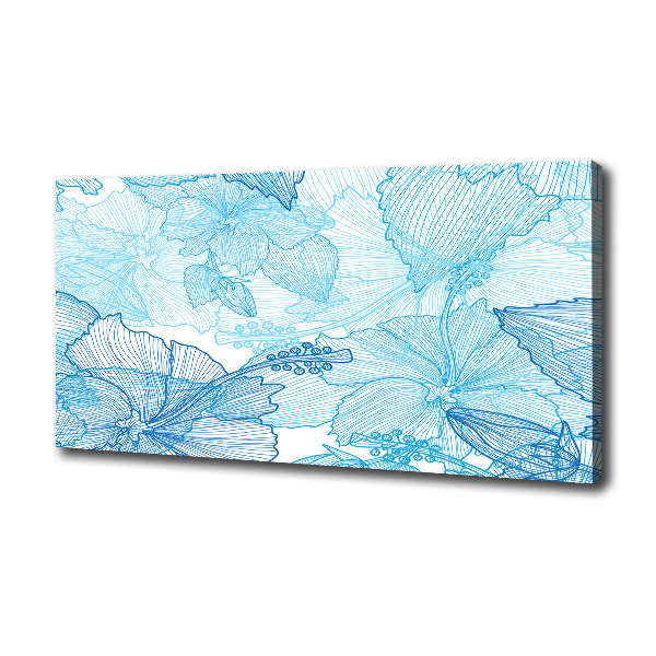 Wandbild Hawaiianische Blumen