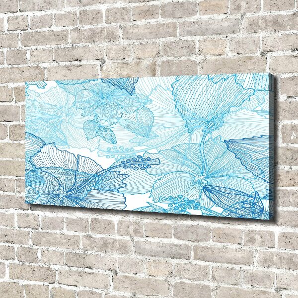 Wandbild Hawaiianische Blumen