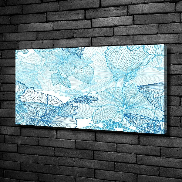 Wandbild Hawaiianische Blumen