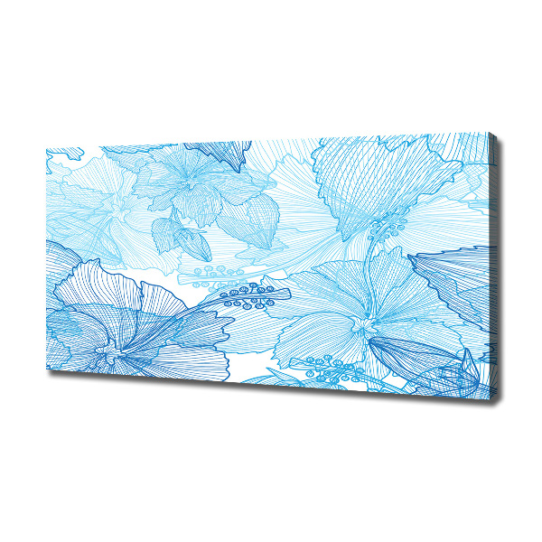 Wandbild Hawaiianische Blumen