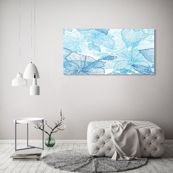 Wandbild Hawaiianische Blumen