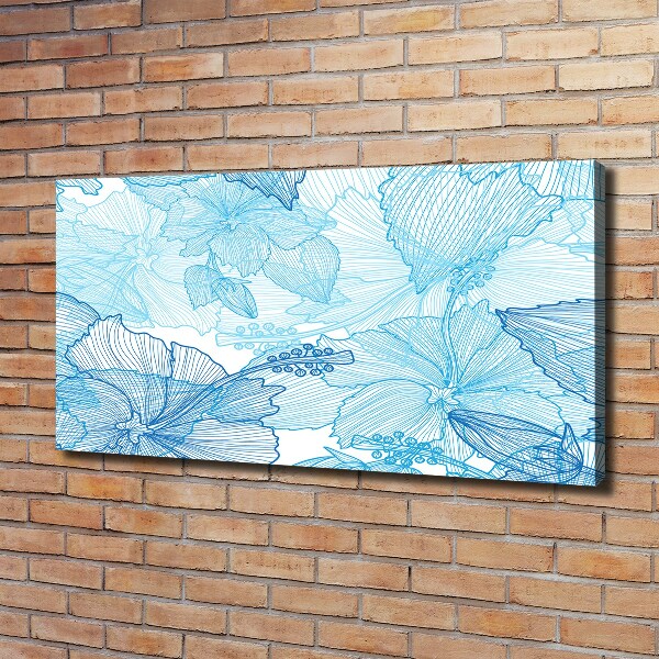 Wandbild Hawaiianische Blumen