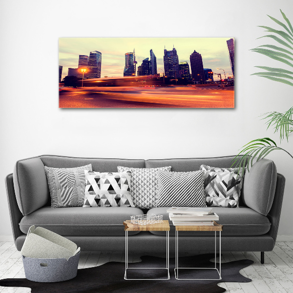 Bild auf leinwand Shanghai bei Nacht