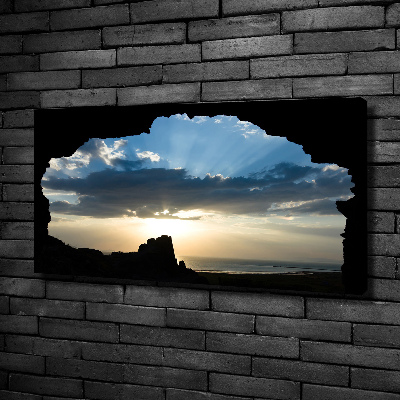 Bild auf leinwand Sonnenuntergang