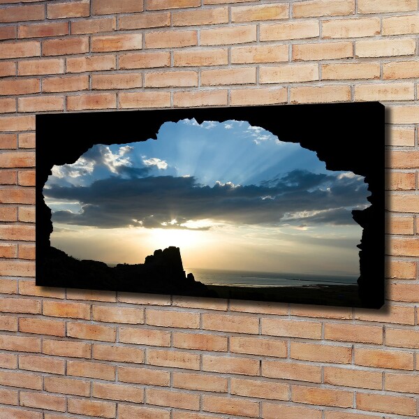Bild auf leinwand Sonnenuntergang