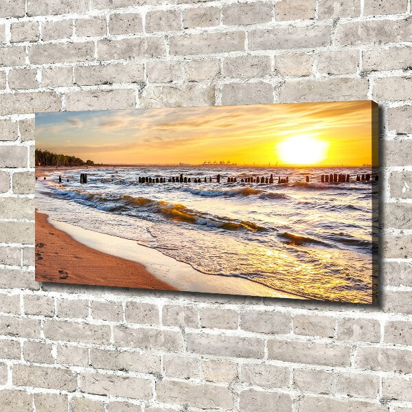 Bild auf leinwand Sunset Beach