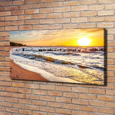 Bild auf leinwand Sunset Beach