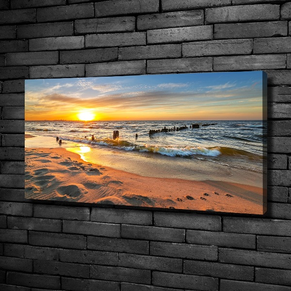 Wandbild Sunset Beach
