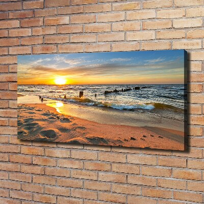 Wandbild Sunset Beach