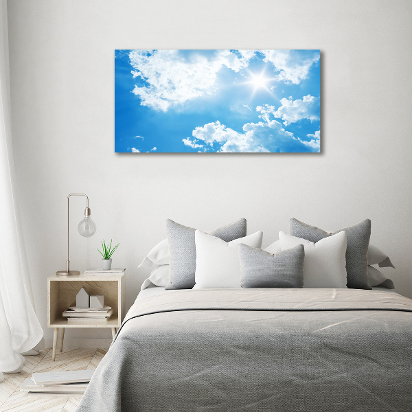 Bild auf leinwand Wolken am Himmel