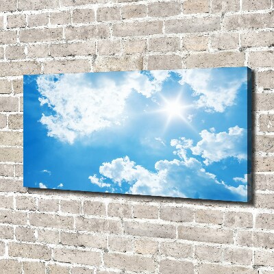Bild auf leinwand Wolken am Himmel