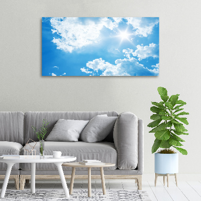 Bild auf leinwand Wolken am Himmel