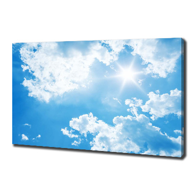 Bild auf leinwand Wolken am Himmel