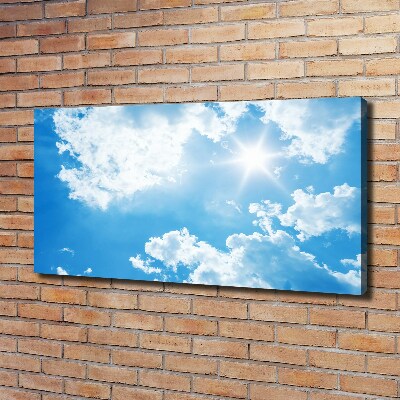 Bild auf leinwand Wolken am Himmel