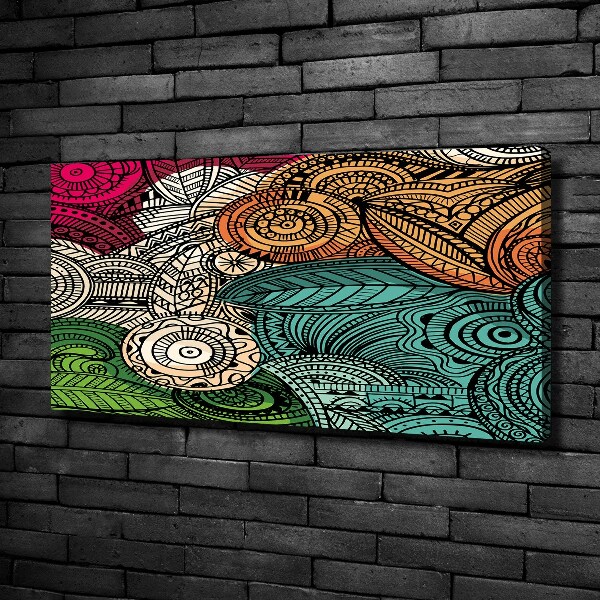 Bild auf leinwand Abstrakte Federn