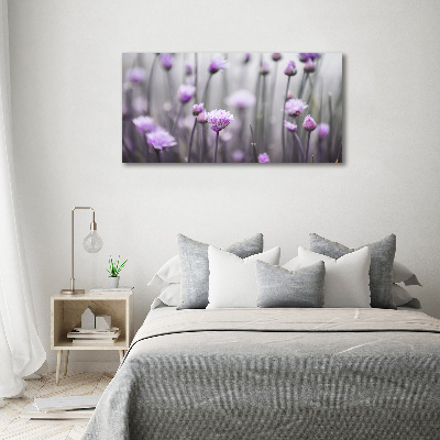 Wandbild Schnittlauchblüten