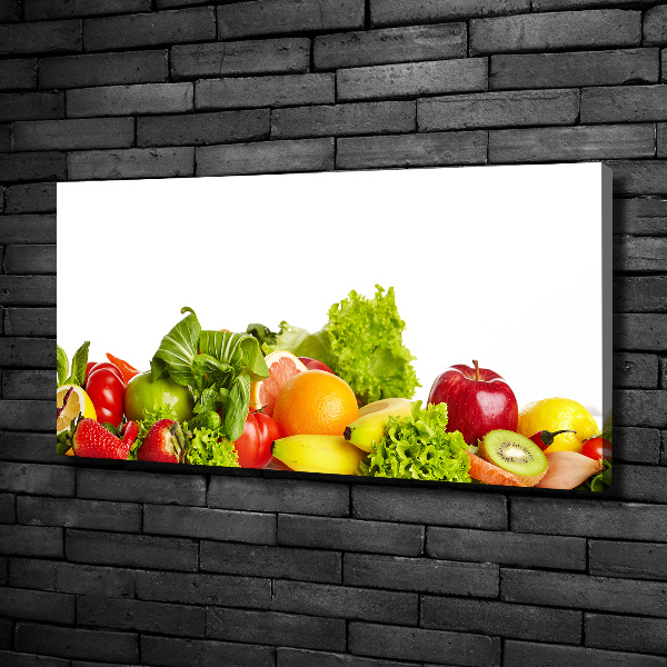 Wandbild Obst und Gemüse