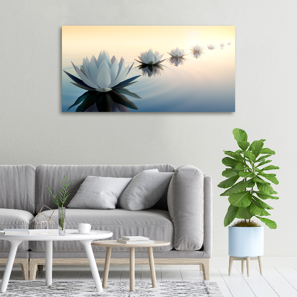 Bild auf leinwand Lotusblumen