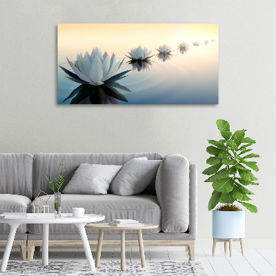 Bild auf leinwand Lotusblumen