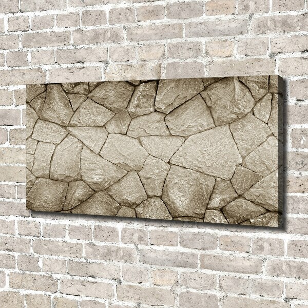 Bild auf leinwand Steinmauer