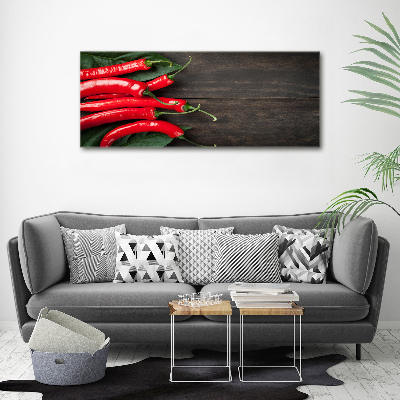 Wandbild Chilischoten