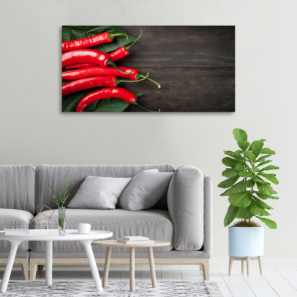 Wandbild Chilischoten