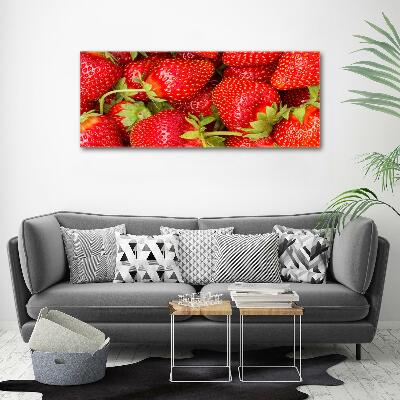 Bild auf leinwand Erdbeeren