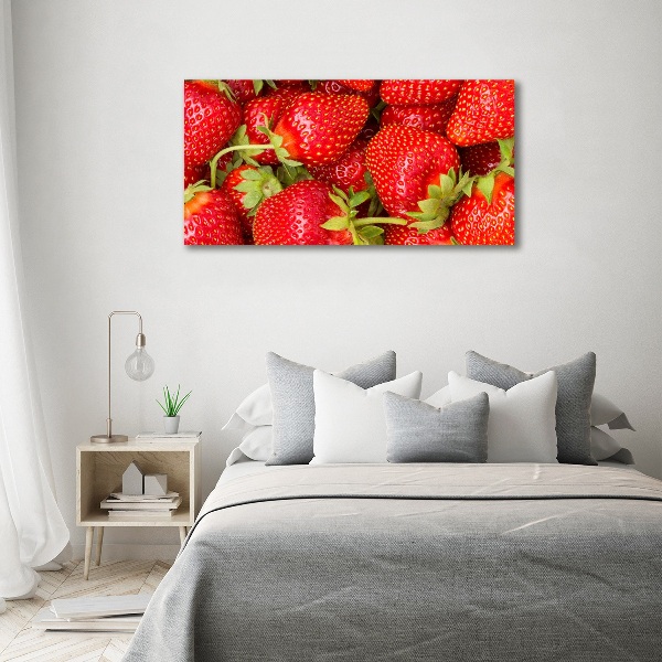 Bild auf leinwand Erdbeeren