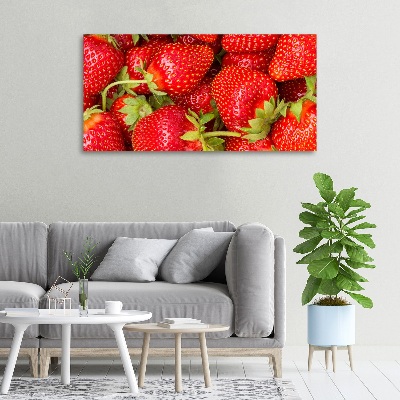 Bild auf leinwand Erdbeeren