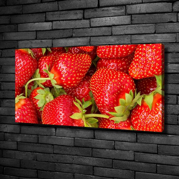 Bild auf leinwand Erdbeeren
