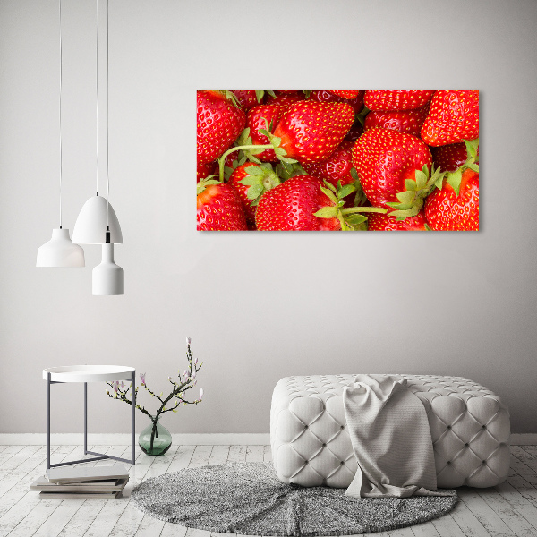 Bild auf leinwand Erdbeeren