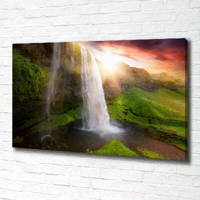 Bild auf leinwand Wasserfall