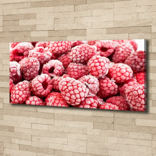 Wandbild Gefrorene Himbeeren