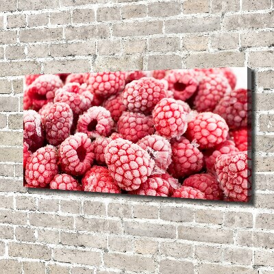 Wandbild Gefrorene Himbeeren