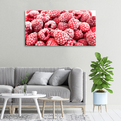 Wandbild Gefrorene Himbeeren