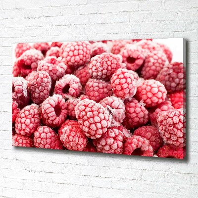 Wandbild Gefrorene Himbeeren