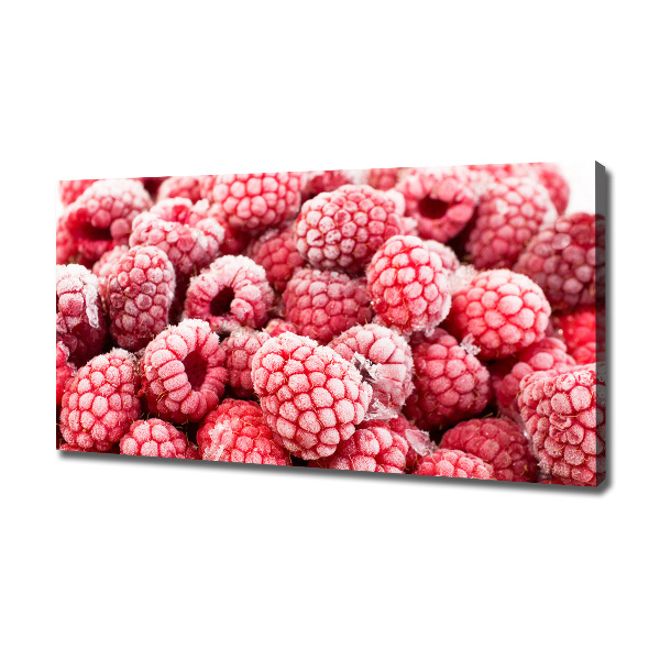 Wandbild Gefrorene Himbeeren