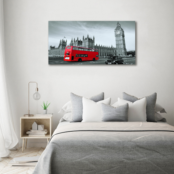Bild auf leinwand Londoner Bus