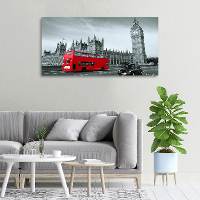 Bild auf leinwand Londoner Bus