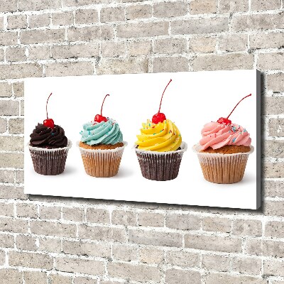Bild auf leinwand Cupcakes