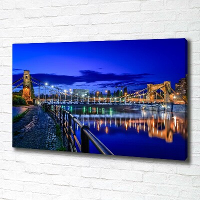 Fotobild Breslau bei Nacht