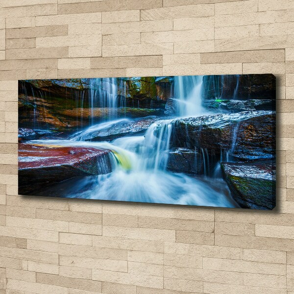 Wandbild Tropischer Wasserfall