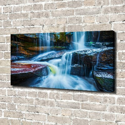Wandbild Tropischer Wasserfall