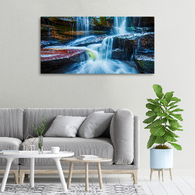 Wandbild Tropischer Wasserfall
