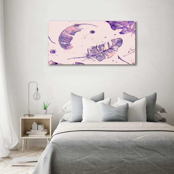 Bild auf leinwand Federn