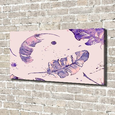 Bild auf leinwand Federn