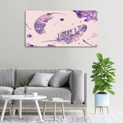 Bild auf leinwand Federn