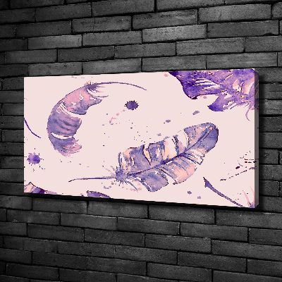 Bild auf leinwand Federn