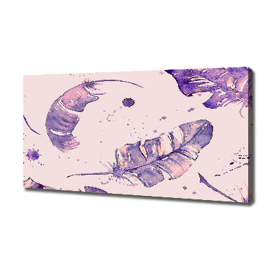 Bild auf leinwand Federn