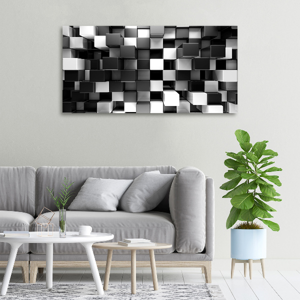 Wandbild Würfelabstraktion